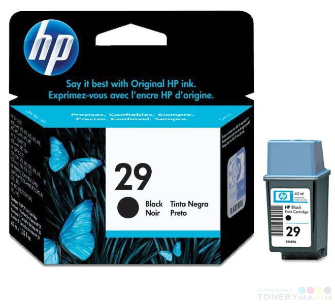 HP - HP Originál 51629AE Čierna No.29 - 51629AE