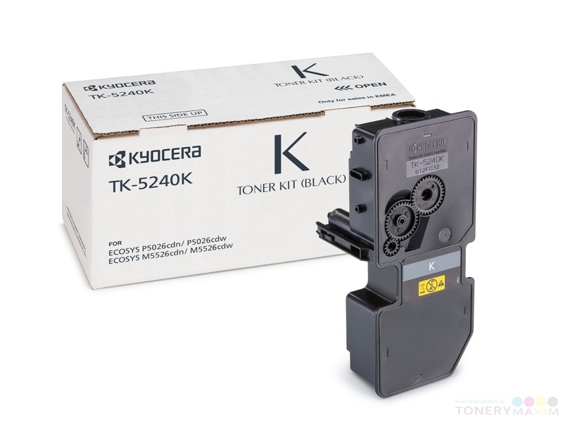 Kyocera - Originál toner KYOCERA TK-5240K Black Ecosys P5026cdn/P5026cdw/M5526cdn/M5526cdw