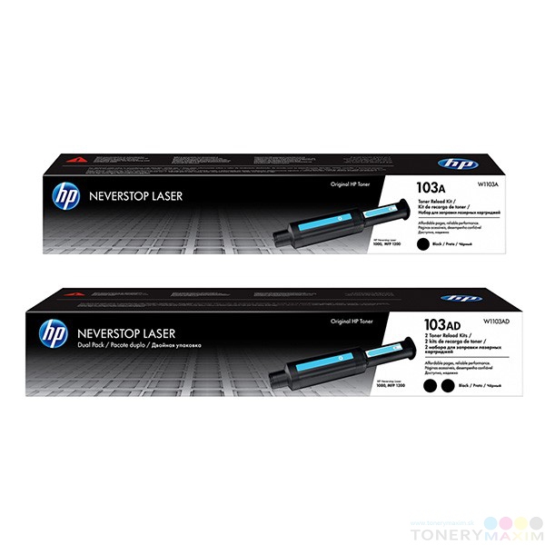 HP - Toner HP W1103AD ( 103AD ) Black - 2x originálny toner