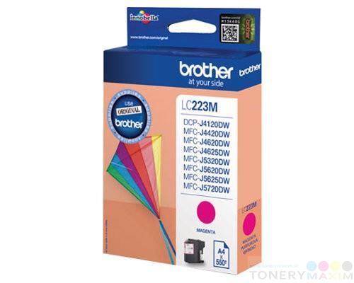 Brother - BROTHER Originál LC-223 Magenta MFC-J4420DW/J4620DW/J5320DW/J5620DW/J5720DW - LC223M