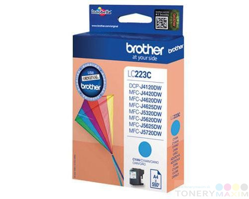 Brother - BROTHER Originál LC-223 Cyan MFC-J4420DW/J4620DW/J5320DW/J5620DW/J5720DW - LC223C