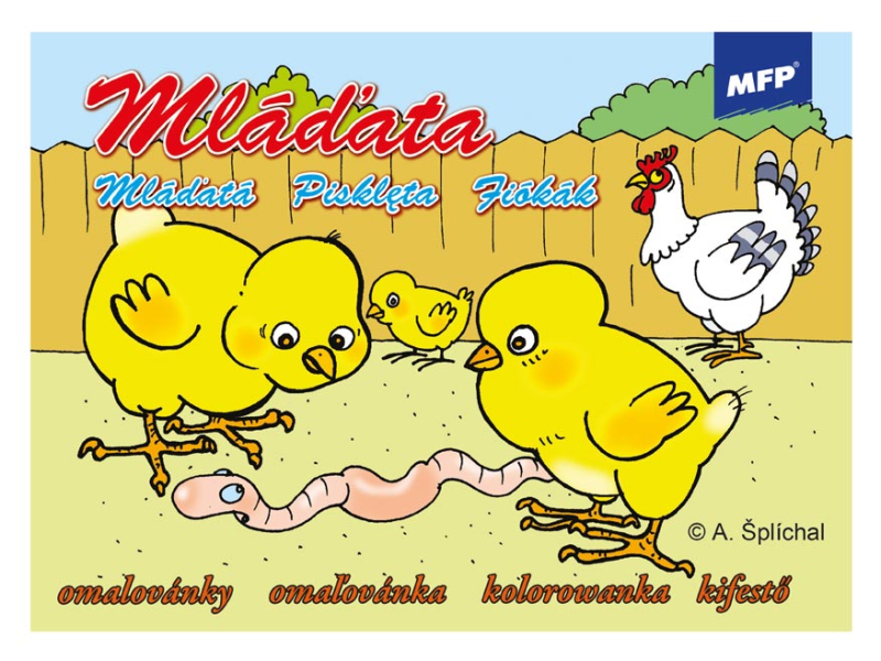 Kancelárske potreby - omaľovánky Mláďatá 5300012