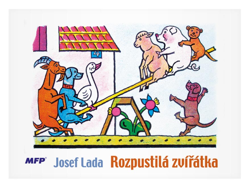 Kancelárske potreby - omaľovánky Lada - Rozpustilá zvieratká 5300536