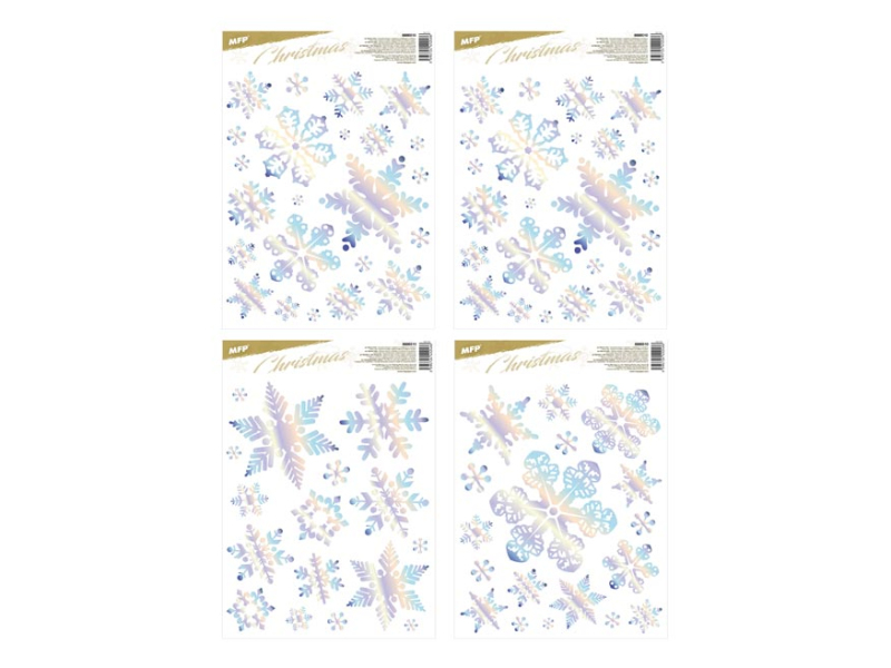 Kancelárske potreby - okenná fólia vianoce hologram VA030 30x42cm 8886510