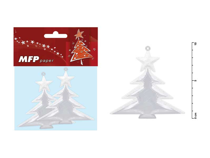 Kancelárske potreby - stromček 9,5cm/2ks akrylový 8885494