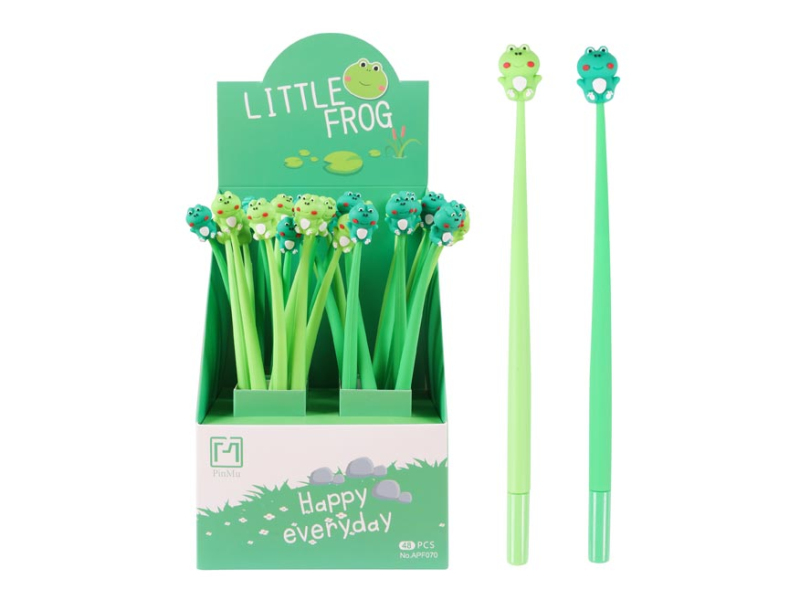 Kancelárske potreby - pero gelové Fancy - Little frog 6001385