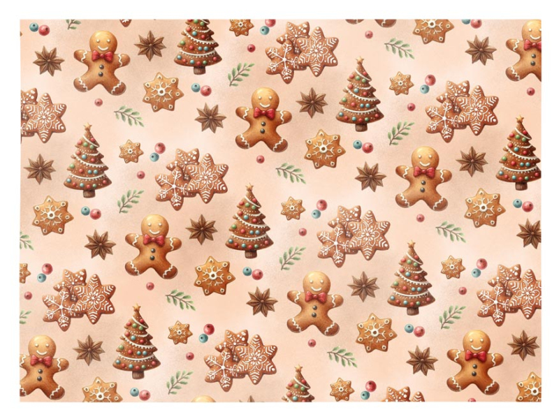 Kancelárske potreby - baliaci papier vianočný klasik V289 100x70 5811816