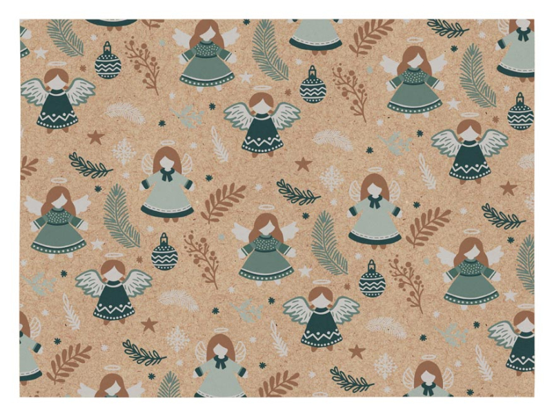 Kancelárske potreby - baliaci papier vianočný KRAFT V295 100x70 5811822