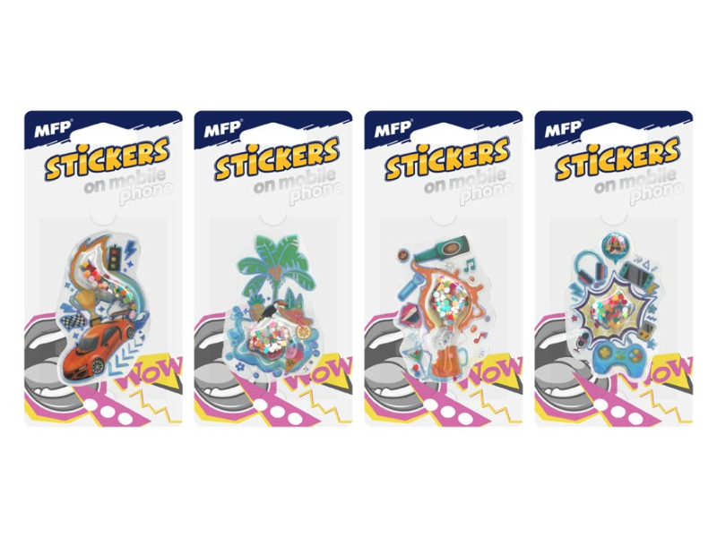 Kancelárske potreby - samolepky na mobil 1002 laser 80x160mm 1032354