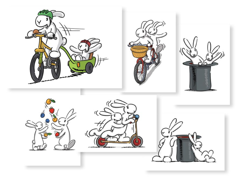 Kancelárske potreby - pohľadnica Bob a Bobek F UV 1230342