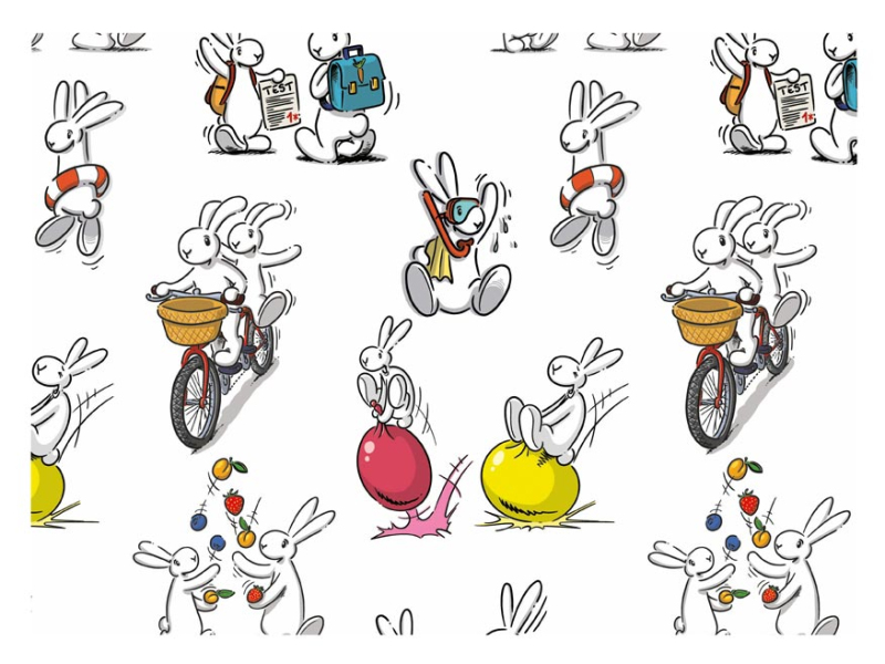 Kancelárske potreby - baliaci papier Bob a Bobek 001 100x70 LUX 5811828