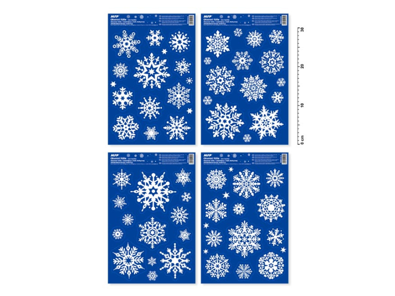 Kancelárske potreby - okenná fólia vianočná puffy VA005 20x30cm 8885725