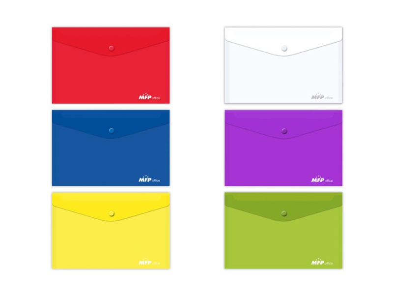 Kancelárske potreby - zložka M s cvokom A5 PP mix 5370335