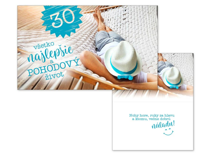 Kancelárske potreby - sK Blahoželanie k narodeninám 30 M11-480 T PRANI_T_1815