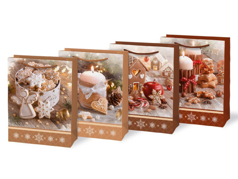 Kancelárske potreby - taška vianočná T 4 mix V40 190x250x90 5252794