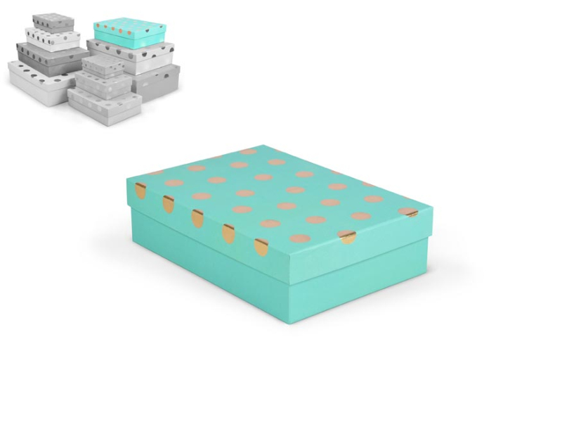 Kancelárske potreby - krabička darčeková d- L002- F 27,5x19,5x7,5cm 5371120