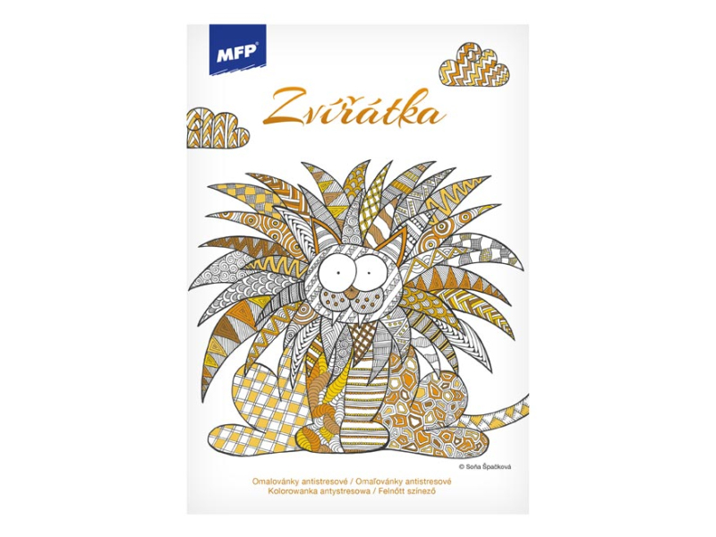 Kancelárske potreby - omaľovanky A5 antistresové Zvieratká 5301161