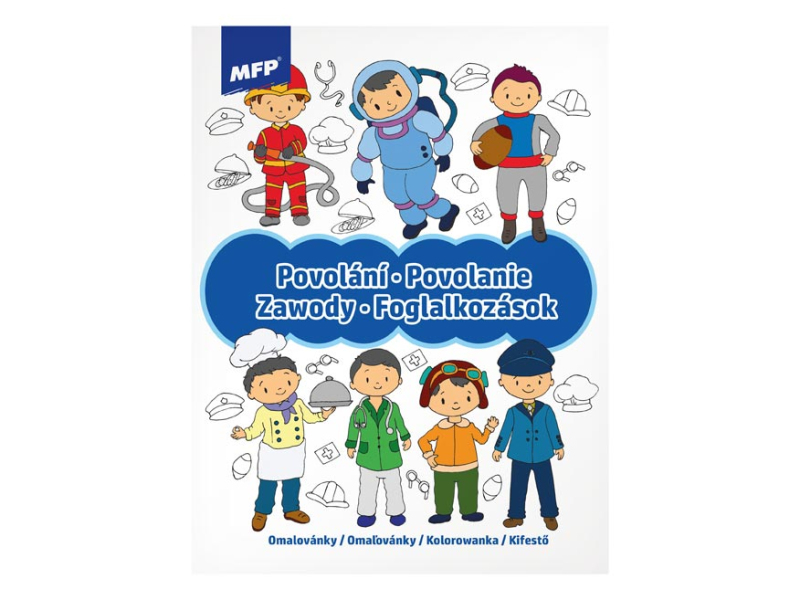Kancelárske potreby - omaľovanky A4 Povolání 210x276mm/32 5301123