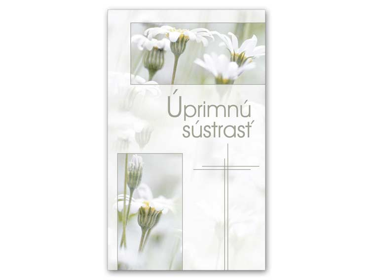 Kancelárske potreby - sK Blahoželanie kondolenčné malé 18-124 Z PRANI_Z_233