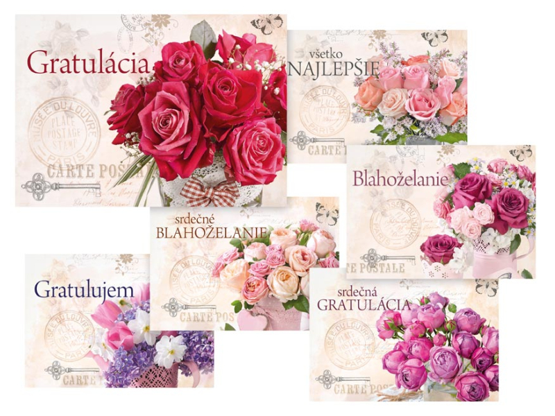 Kancelárske potreby - sK Pohľadnica srdečná R061 A 1230328