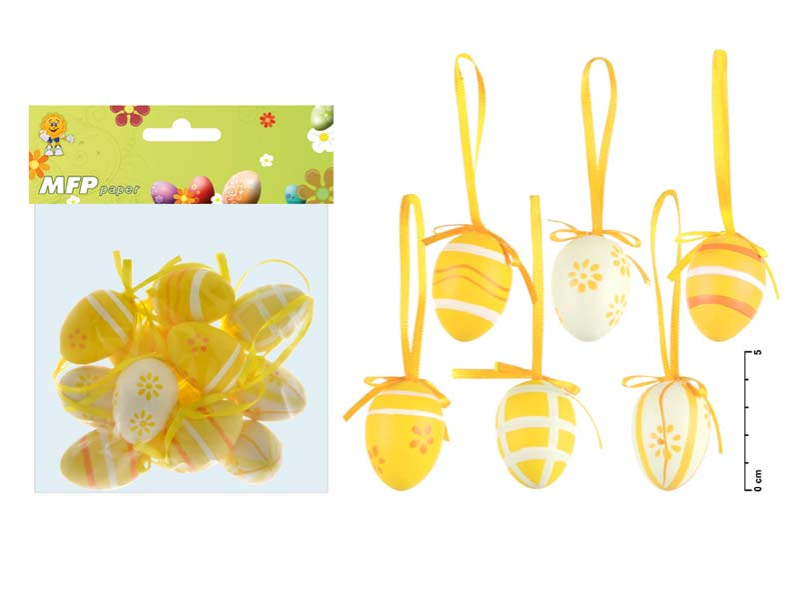 Kancelárske potreby - vajíčka plast 4cm/12ks S160022Y 2221186