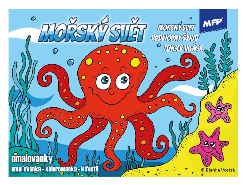 Kancelárske potreby - omaľovánky Morský svet 5300939
