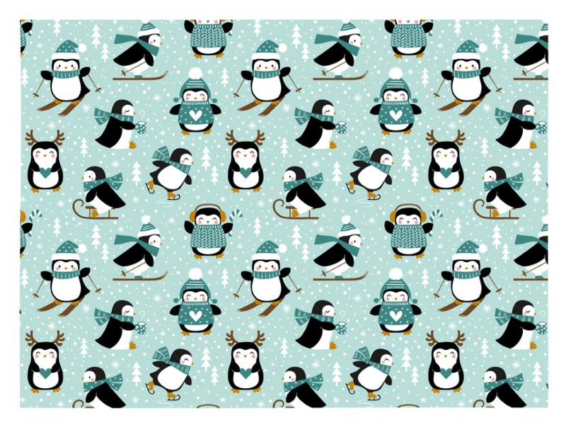 Kancelárske potreby - baliaci papier vianočný LUX V270 100x70 5811744