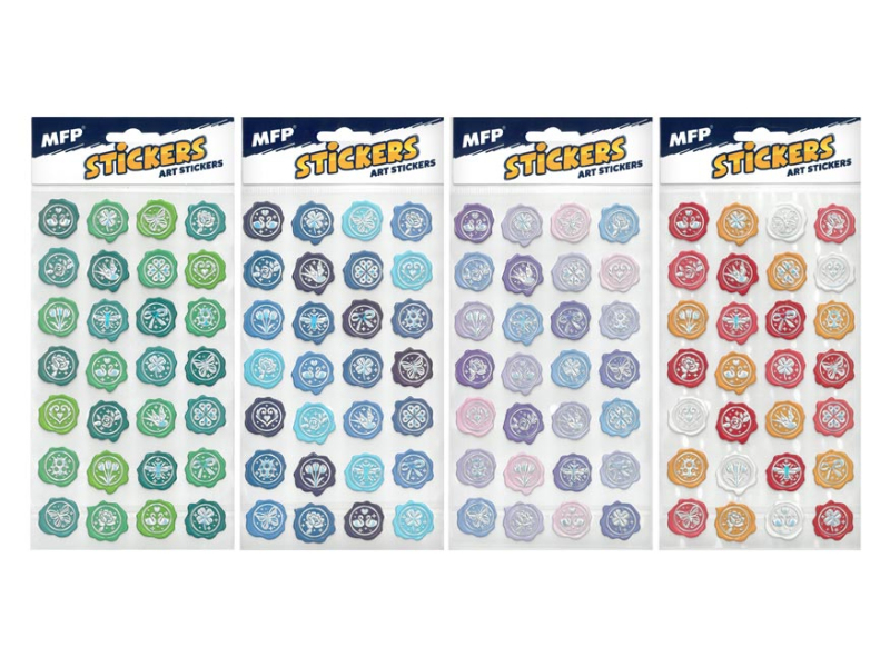 Kancelárske potreby - samolepky pečať mix laser 1001 125x256 1032364