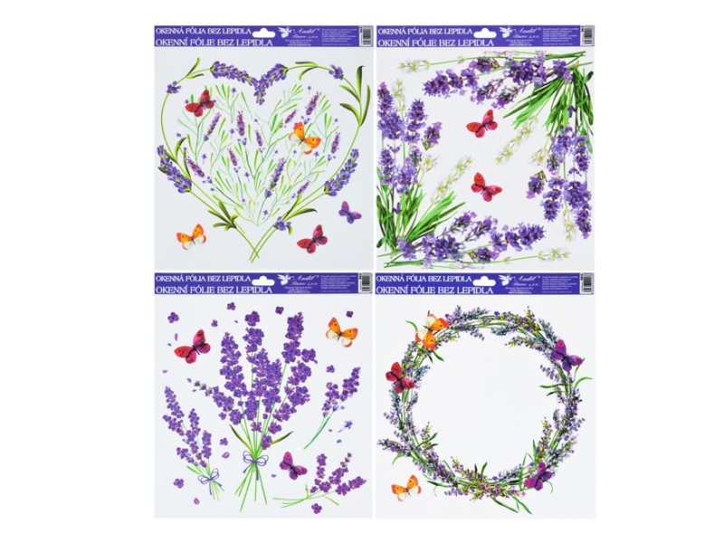 Kancelárske potreby - Okenná fólia 965 30x30 cm, levanduľa