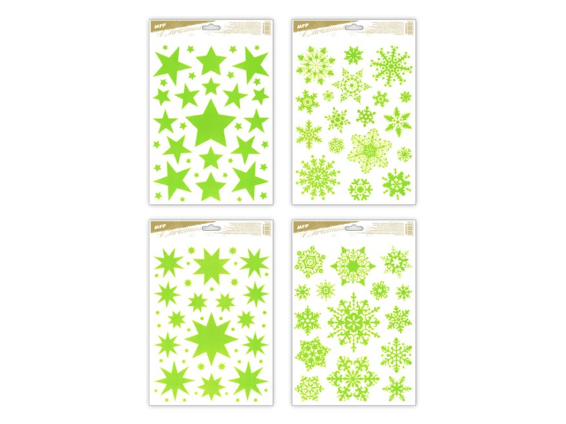 Kancelárske potreby - okenná fólia vianočná svietiaca VA014 20x30cm 8885839