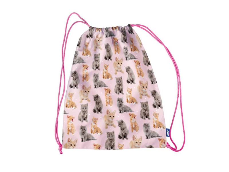 Kancelárske potreby - vrecko na prezúvky Mačka 30x39cm 8040903