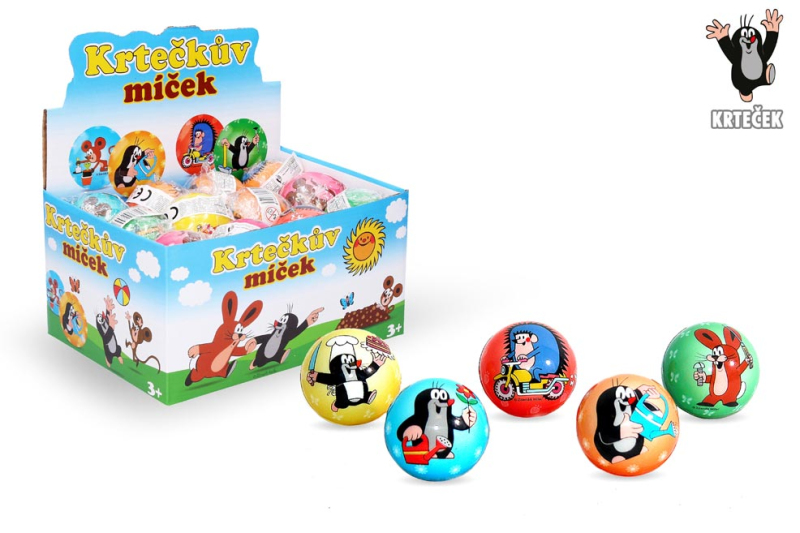 Kancelárske potreby - Loptička W012340 Krtek 5 cm