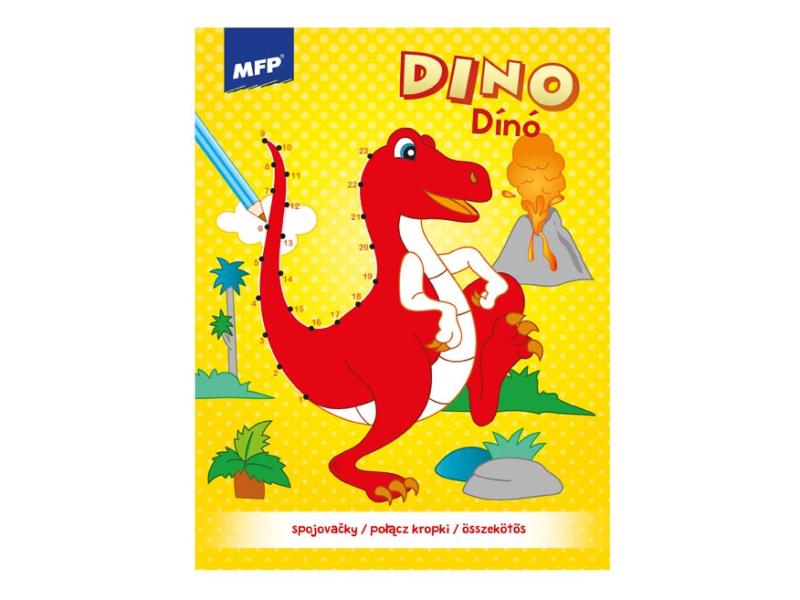 Kancelárske potreby - omaľovánky - spojovačky Dino 210x275mm/32s 5301084