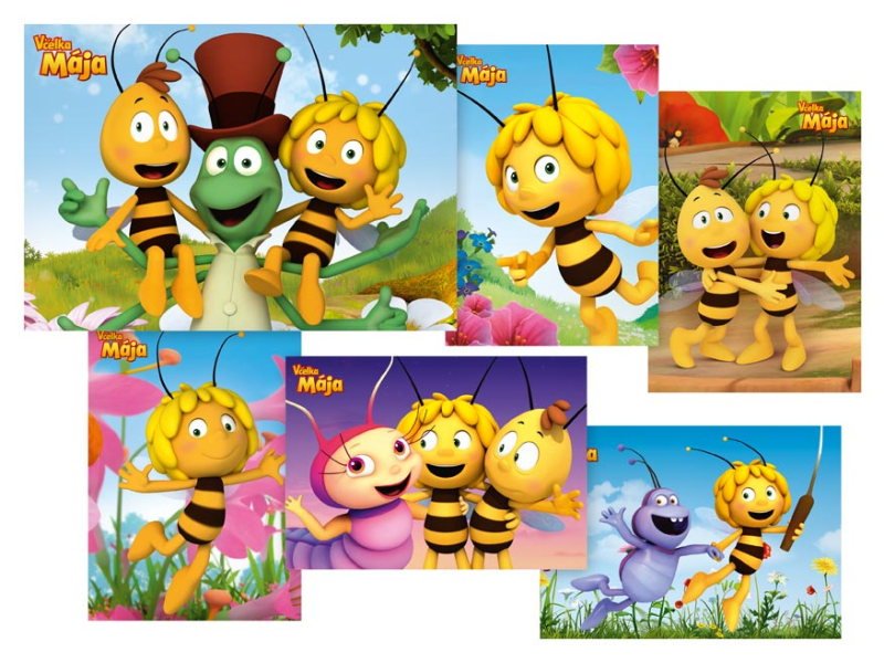 Kancelárske potreby - pohľadnica sr Včielka Maja F UV 1230335