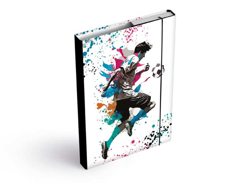 Kancelárske potreby - dosky na zošity box A5 Football 8021064