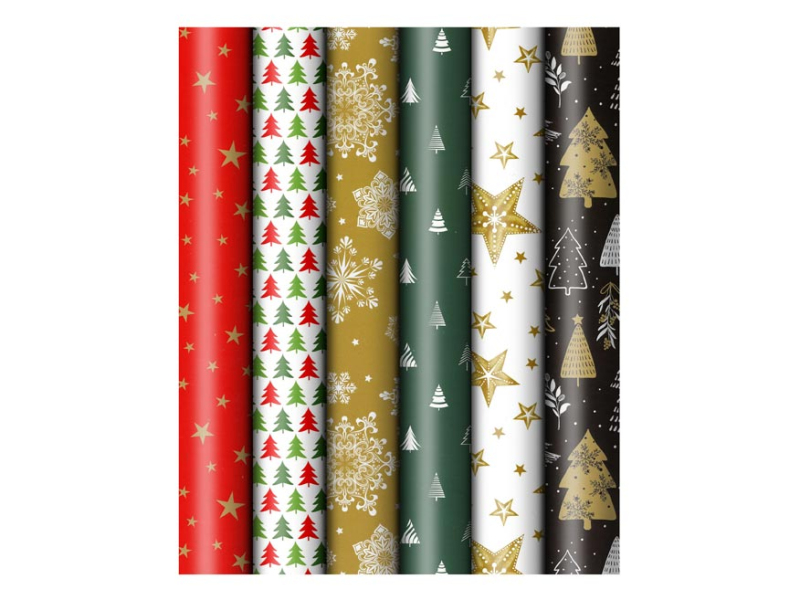 Kancelárske potreby - baliaci papier vianočný rolky 500x70 mix č.9 5811762