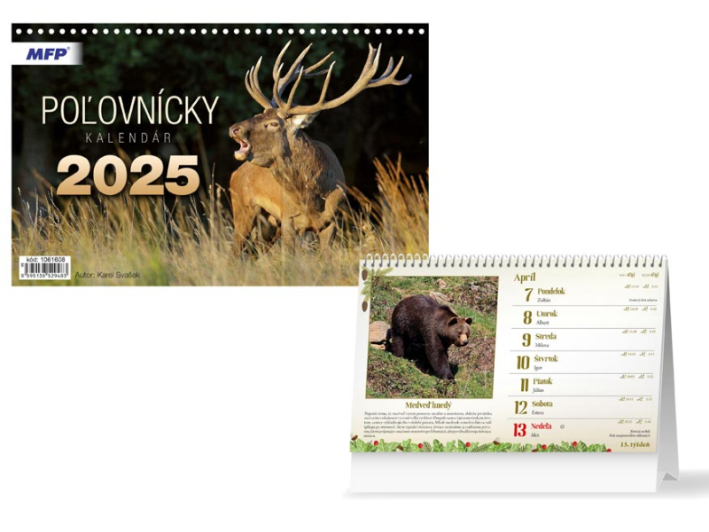 Kancelárske potreby - sK Kalendár 2025 stolový Poľovnícky 1061608