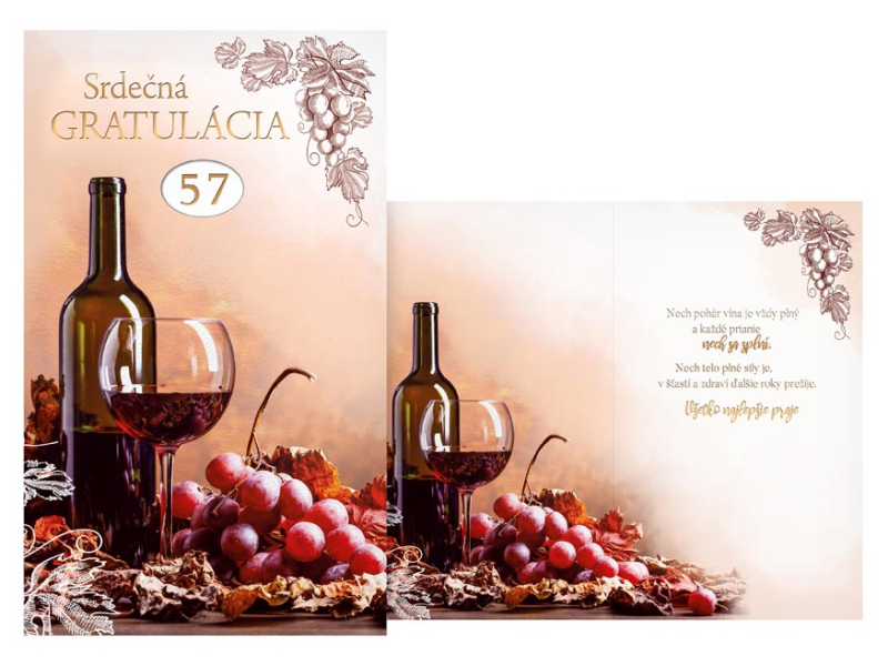 Kancelárske potreby - sK Blahoželanie k narodeninám otočné M11-533 W PRANI_W_250