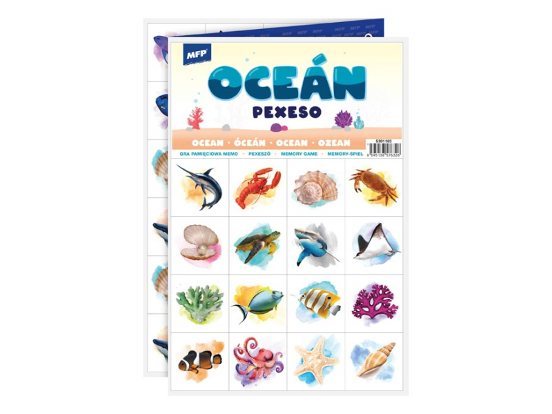 Kancelárske potreby - pexeso 3xA4 Oceán 5301163