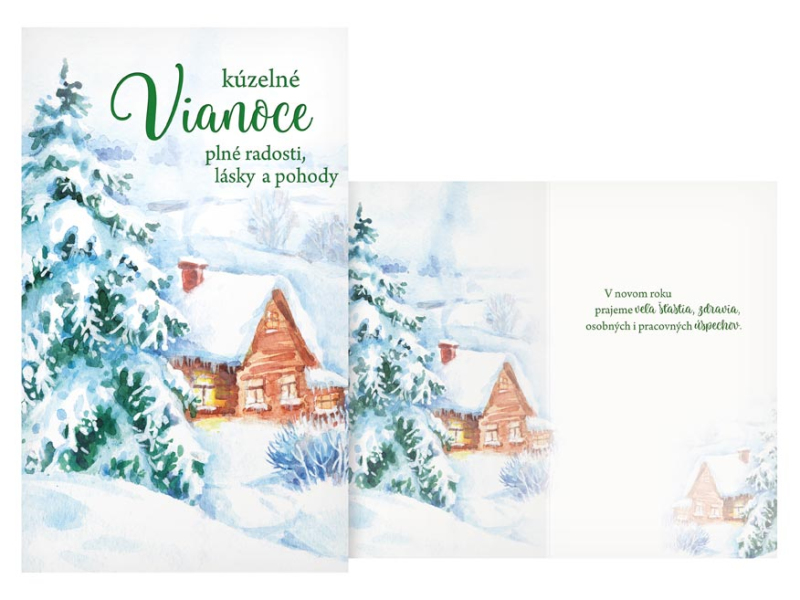 Kancelárske potreby - sK Blahoželanie novoročné, PF V24- 468 T PRANI_T_2238