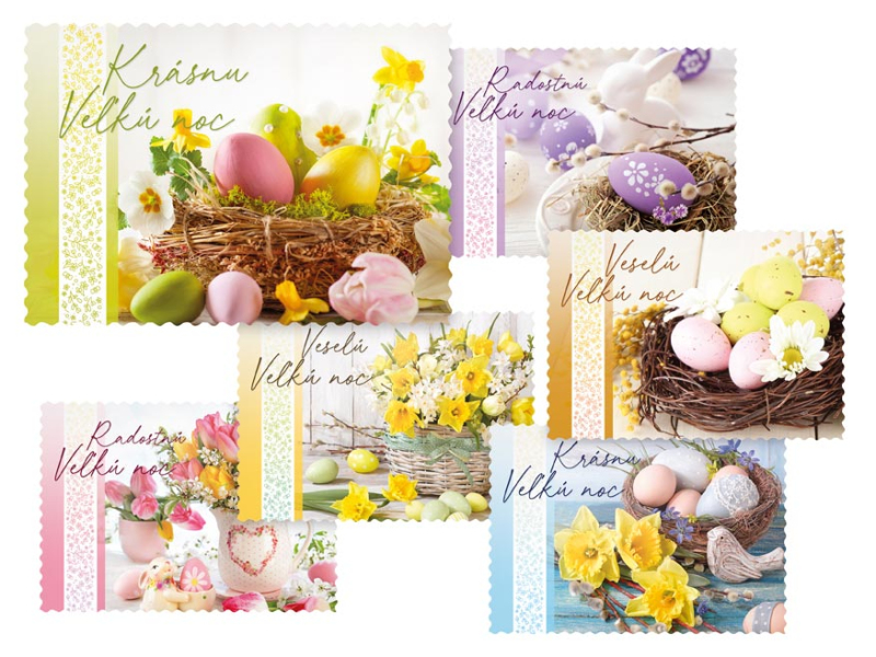 Kancelárske potreby - sK Pohľadnica Veľká noc 117 D výsek+UV 1300158