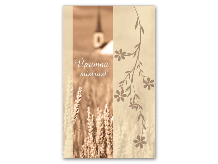 Kancelárske potreby - sK Blahoželanie kondolenčné malé 18-128 Z PRANI_Z_235