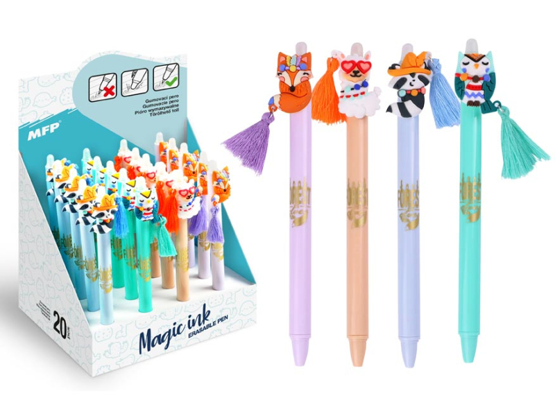 Kancelárske potreby - pero Funny, 0,5, gumovacie modré 6001205