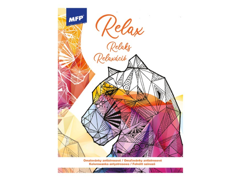 Kancelárske potreby - omaľovánky A4 antistresové Relax 210x290mm/32s 5301214