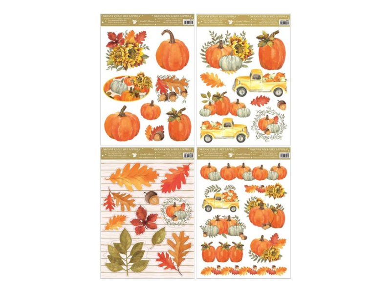 Kancelárske potreby - Okenná fólia 6844 30x42cm jeseň