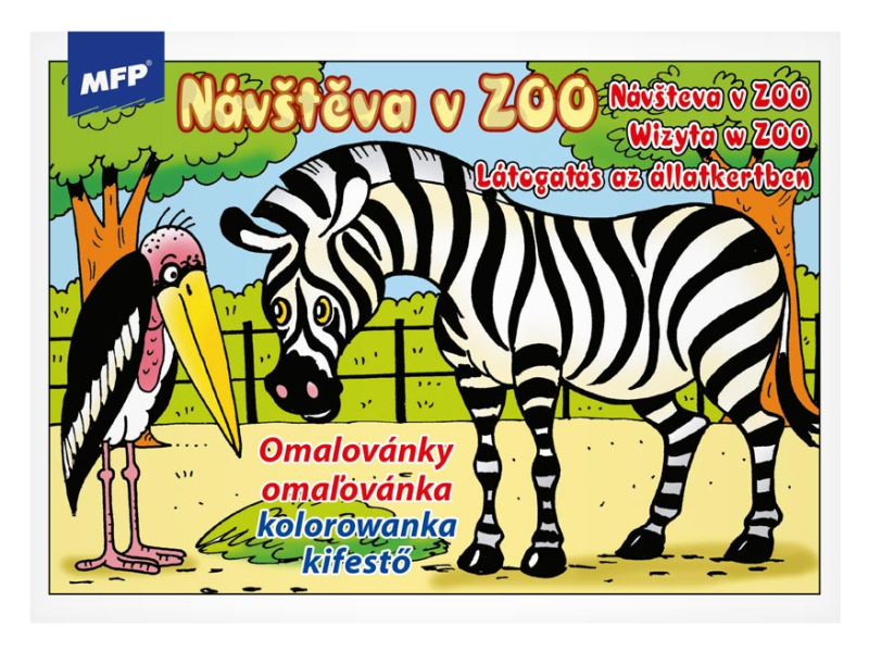 Kancelárske potreby - omaľovánky Návšteva v ZOO 5300211