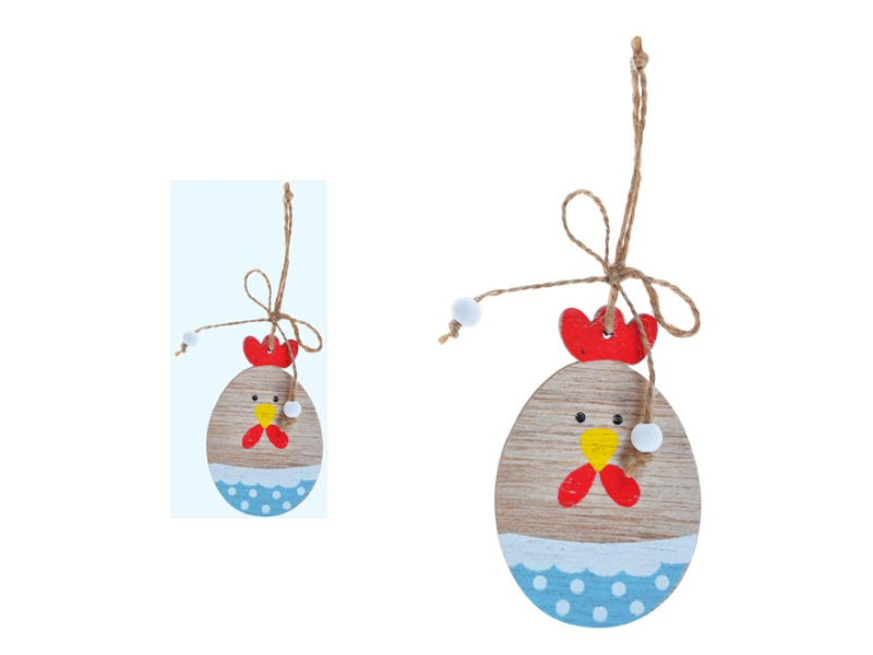 Kancelárske potreby - sliepočka drevo 2D záves 8cm modrá 2221421