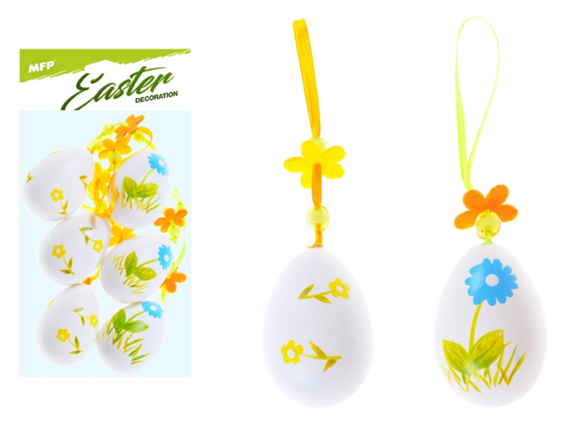 Kancelárske potreby - vajíčka plast 6cm/6ks 617 2221429