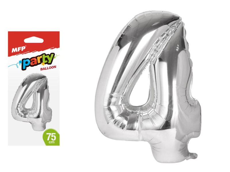 Kancelárske potreby - balónik č. 4 nafukovací fóliový 75 cm 8000165