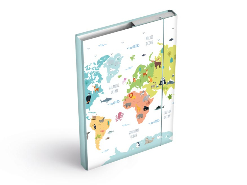 Kancelárske potreby - dosky na zošity box A5 Maps 8021060